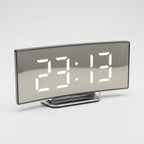 Navando Digitale Wekker met Gebogen LED-Display