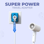 Navando Universele Reisadapter met 4 USB en USB-C