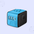 Navando Universele Reisadapter met 4 USB en USB-C