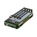 Solar Powerbank met Digitaal Display en Zaklamp 200000mAh