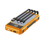 Solar Powerbank met Digitaal Display en Zaklamp 200000mAh