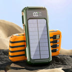 Solar Powerbank met Digitaal Display en Zaklamp 200000mAh